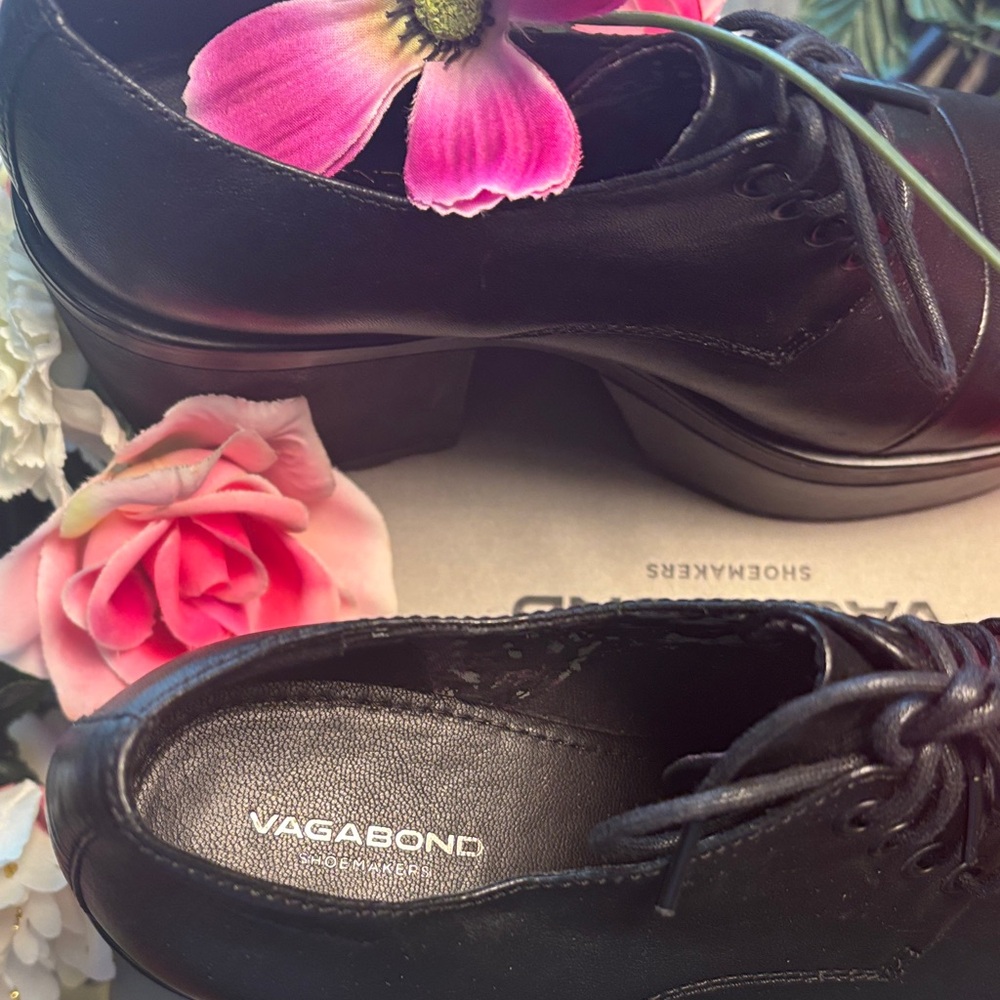 Vagabond Norah Black Leather Platforms - Picture 6 of 7